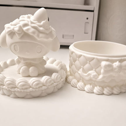 My Melody *inspired* Strawberry Tea Party Jewellery Case