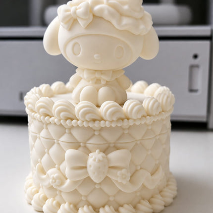 My Melody *inspired* Strawberry Tea Party Jewellery Case
