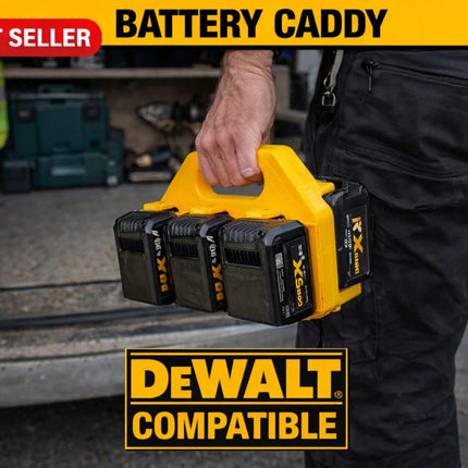Caddy Carrier for 6 x Dewalt Batteries