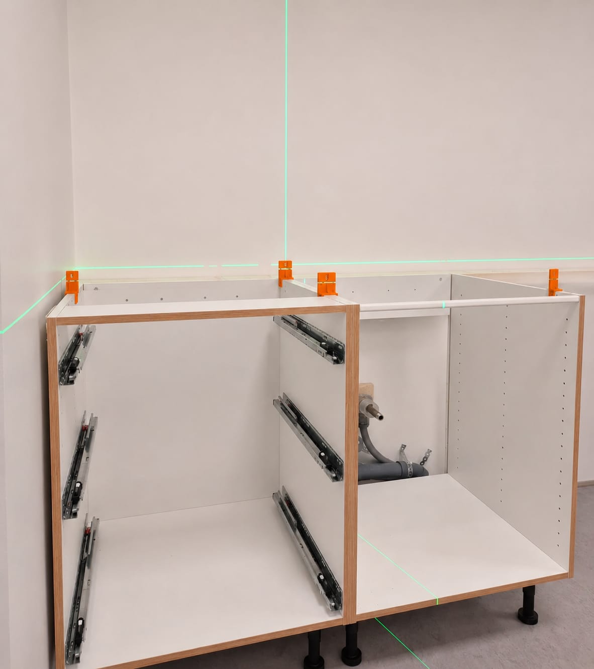 Cabinet levelling aid 5 pack