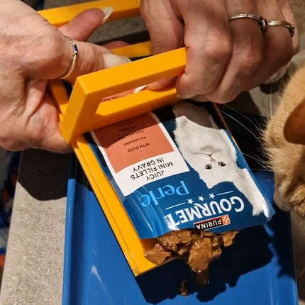 Easy Grip Cat Food Squeezer
