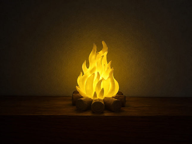 Camp Fire Night Light