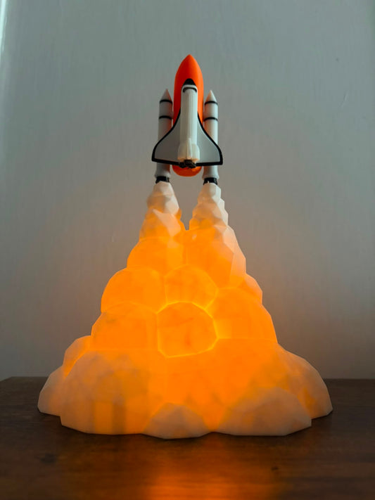 Space Shuttle Launch Lamp