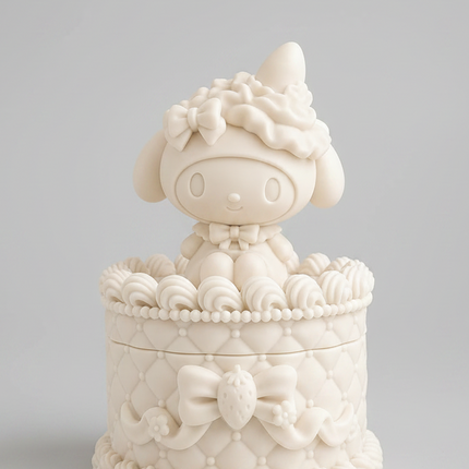 My Melody *inspired* Strawberry Tea Party Jewellery Case